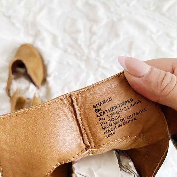 Steve Madden Sharini Chestnut Suede Leather Ankle Booties New - Picture 8 of 8